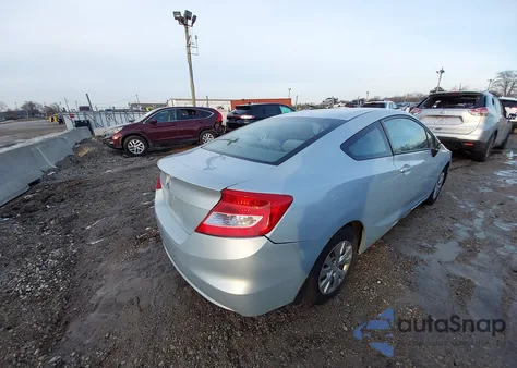 2012 Honda Civic Lx from USA, damaged, VIN 2HGFG3B52CH552892